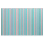 Dim Grey, Cyaan en Light Pink Stripes Pattern Stof (Yard (91,4 cm))