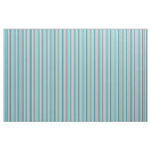 Dim Grey, Cyaan en Light Pink Stripes Pattern Stof (Fat Quarter)