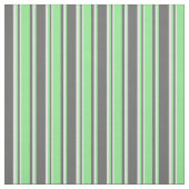 Dim Grey, Light Green en Light Cyan Pattern Stof (Swatch)
