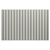 Dim Grey, Light Grey en Dark Khaki Stripes Stof (Fat Quarter)