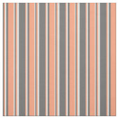 Dim Grey, Light Salmon & Mint Cream Pattern Stof (Swatch)