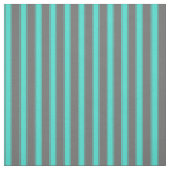 Dim grijs en Turquoise Stripes/Lines Pattern Stof (Swatch)