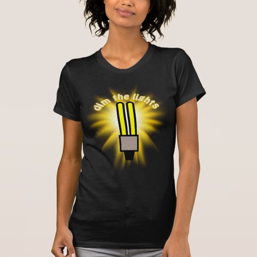 Dim het 2U-energiebesparende licht T-shirt (Voorkant)