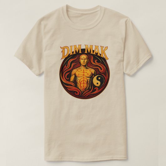 Dim Mak - The Death Touch - Mannen/Vrouwen T-shirt (Design voorkant)