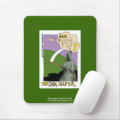 Dim Reaper Halloween Funny Cartoon Muismat (Met muis)