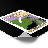 Dim Reaper Halloween Funny Cartoon Poster (Hoek)