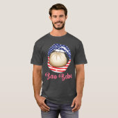 Dim Sum Buns Chinees eten vintage T-shirt (Voorkant volledig)