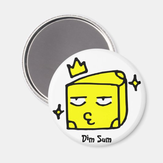 Dim Sum Cheese Magneet (Voorkant / Achterkant)