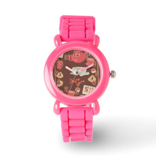 Dim Sum Cute Kawaii Chinese Food Fun Pattern Horloge
