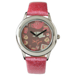 Dim Sum Cute Kawaii Chinese Food Fun Pattern Horloge