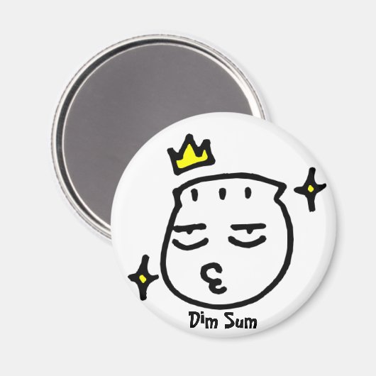 Dim Sum Dumpling Magnet (Voorkant / Achterkant)