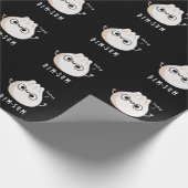 Dim-sum Funny Dimsum Wiskunde Pun Dark BG Cadeaupapier (Hoek)