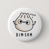 Dim-sum Funny Dimsum Wiskunde Pun Ronde Button 5,7 Cm (Voorkant)