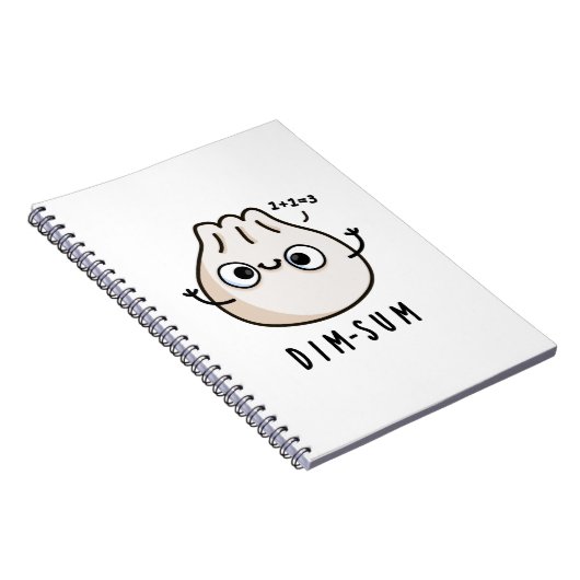 Dim-sum Grappige Dimsum Wiskunde Grappen  Notitieboek (Rechterzijde)