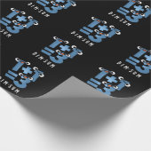 Dim Sum Grappige Wiskunde Voedsel Pun Donker BG Cadeaupapier (Hoek)