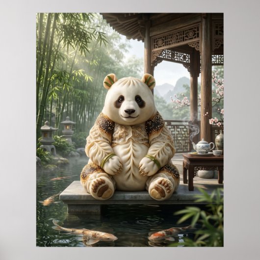 Dim Sum Panda Paviljoen Poster (Voorkant)