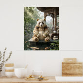 Dim Sum Panda Paviljoen Poster (Keuken)