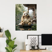 Dim Sum Panda Paviljoen Poster (Thuiskantoor)