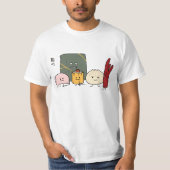 Dim Sum Pork Bao Shaomai Chinese dumplas Buns Bun T-shirt (Voorkant)