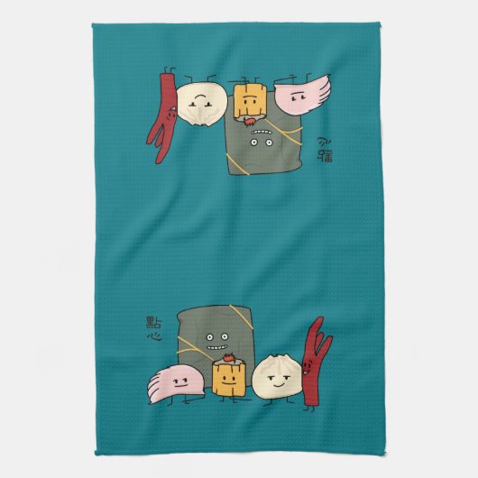 Dim Sum Pork Bao Shaomai Chinese dumplas Buns Bun Theedoek (Verticaal)