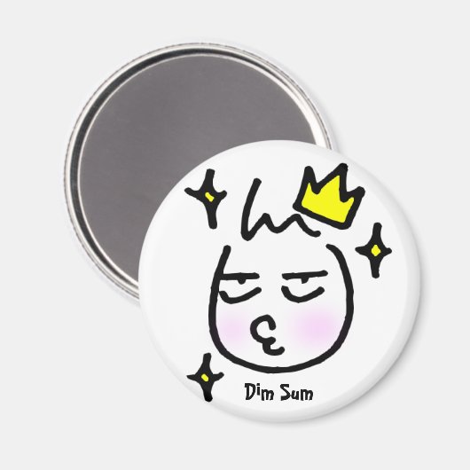 Dim Sum Princess Magneet (Voorkant / Achterkant)