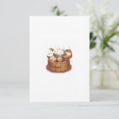 Dim sum, thema eten bedankkaart (Staand voorkant)