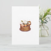 Dim sum, thema eten kaart (Staand voorkant)