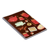 Dim Sum Yum Cute Kawaii Chinese Food Fun Pattern Notitieboek (Rechterzijde)