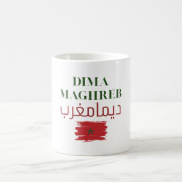 Dima Maghreb | Arabisch & Latijns Marokkaans Vlago Koffiemok