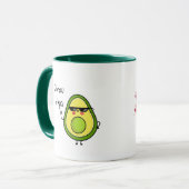 DIMA MAGHREB Cute Avocado Mok voor WC Marokko-vent (Voorkant links)