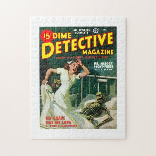 Dime Detective Magazine (december 1948) Legpuzzel (Verticaal)