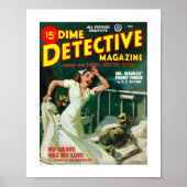 Dime Detective Magazine (december 1948) Poster (Voorkant)