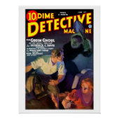 Dime Detective Magazine (juni 1935) Perfect Poster (Voorkant)