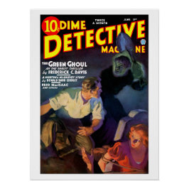 Dime Detective Magazine (juni 1935) Perfect Poster