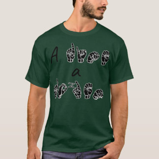 DIME EEN DOZEN ASL-gebarentaal T-shirt