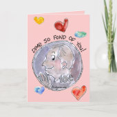 Dime is zo dol op je Kaart (Voorkant)