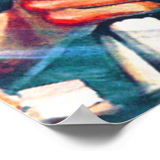 DIME MYSTERY Cool  Pulp Magazine Hoesje Art Poster (Hoek)