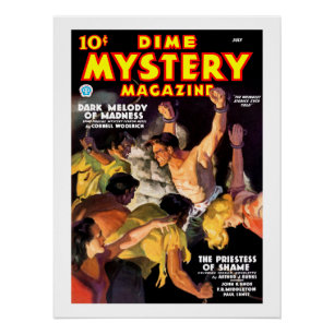 Dime Mystery Magazine (juli 1935) Perfect Poster