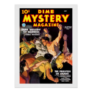Dime Mystery Magazine (juli 1935) Perfect Poster