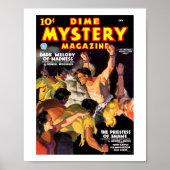 Dime Mystery Magazine (juli 1935) Poster (Voorkant)