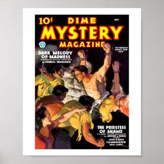 Dime Mystery Magazine (juli 1935) Poster