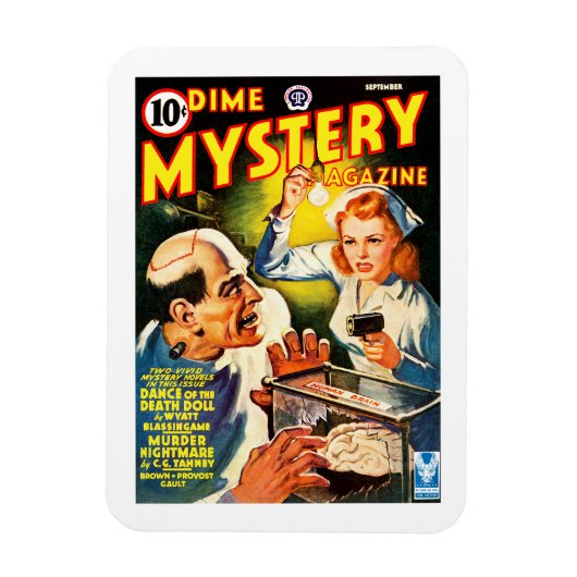Dime Mystery Magazine (september 1942) Magneet (Verticaal)