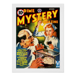 Dime Mystery Magazine (september 1942) Perfect Poster