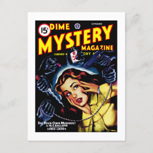 Dime Mystery Magazine (september 1946) Briefkaart