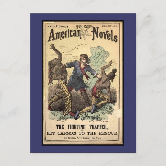 Dime Novel Kit Carson Briefkaart (Voorkant)