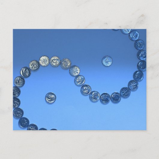 Dime Sculpture Briefkaart (Voorkant)