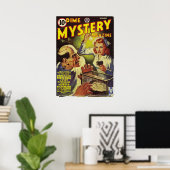 Dime Store Mystery Magazine Cover Poster (Thuiskantoor)