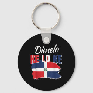 Dimelo Ke Lo Ke Dominicaanse Republiek Vlag Domini Sleutelhanger