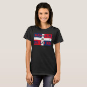 Dimelo Que Lo que Dominican Republic Flag T-shirt (Voorkant volledig)