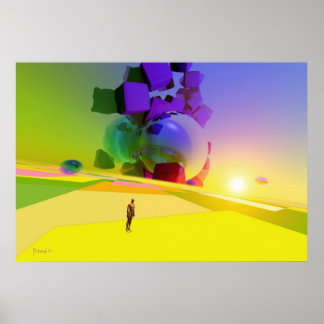 Dimensie onbekend - surrealistisch poster